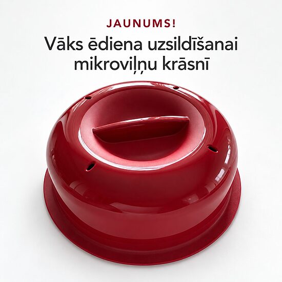 Vāks ēdiena uzsildīšanai mikroviļņu krāsnī (-35% atlaide)